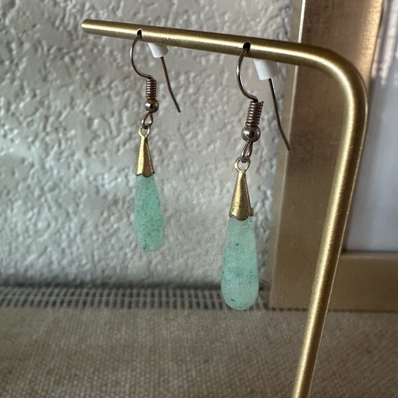 Jade Drop Earrings